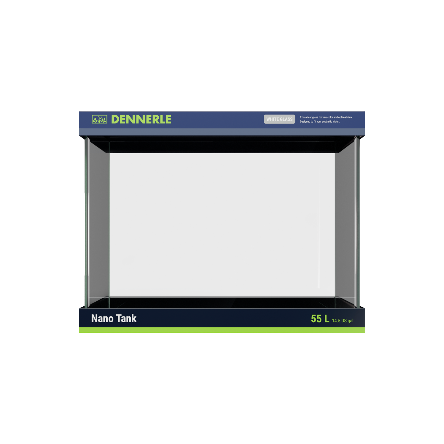 Dennerle Nano Tank White Glass