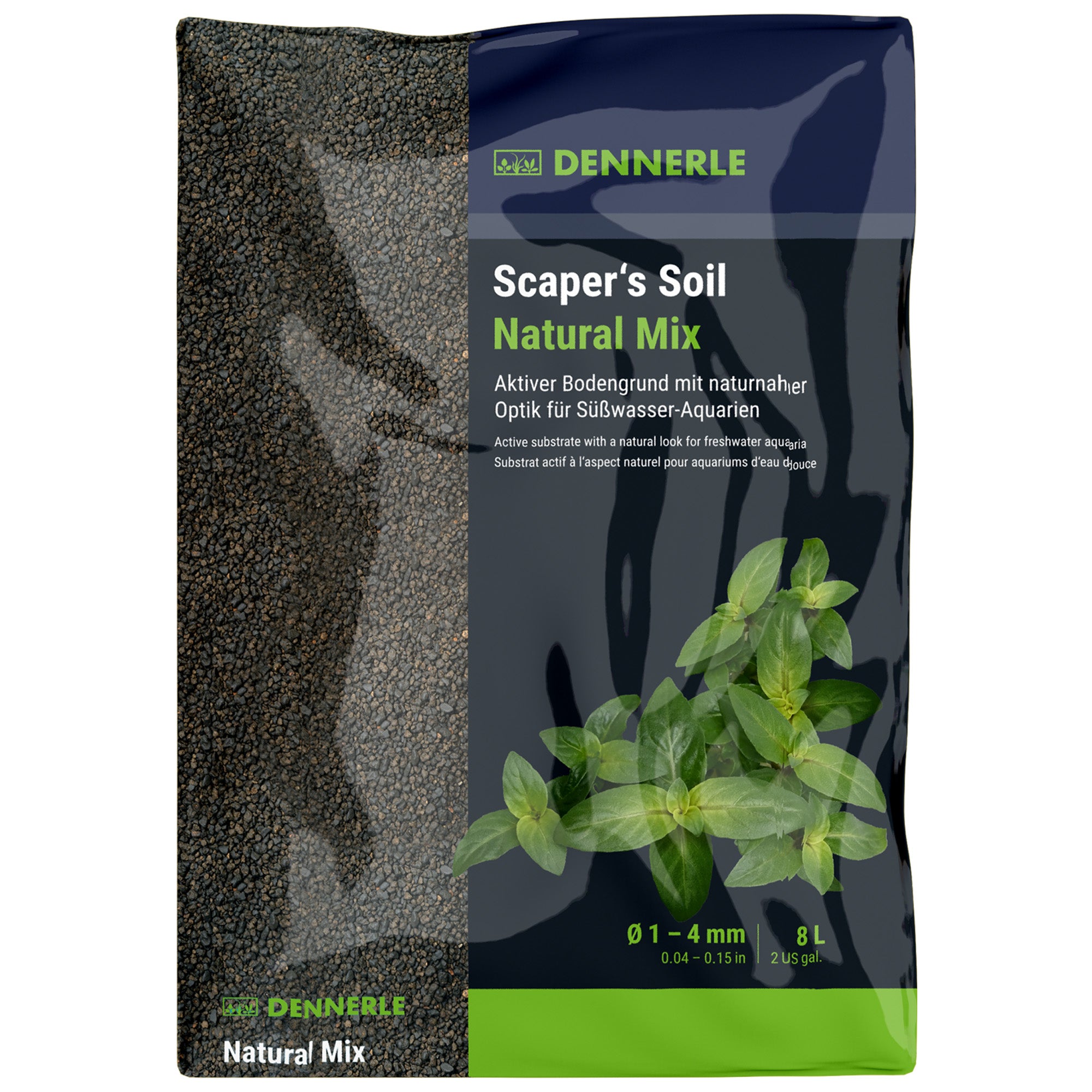 Dennerle Scaper's Soil Natural Mix, 8 Liter