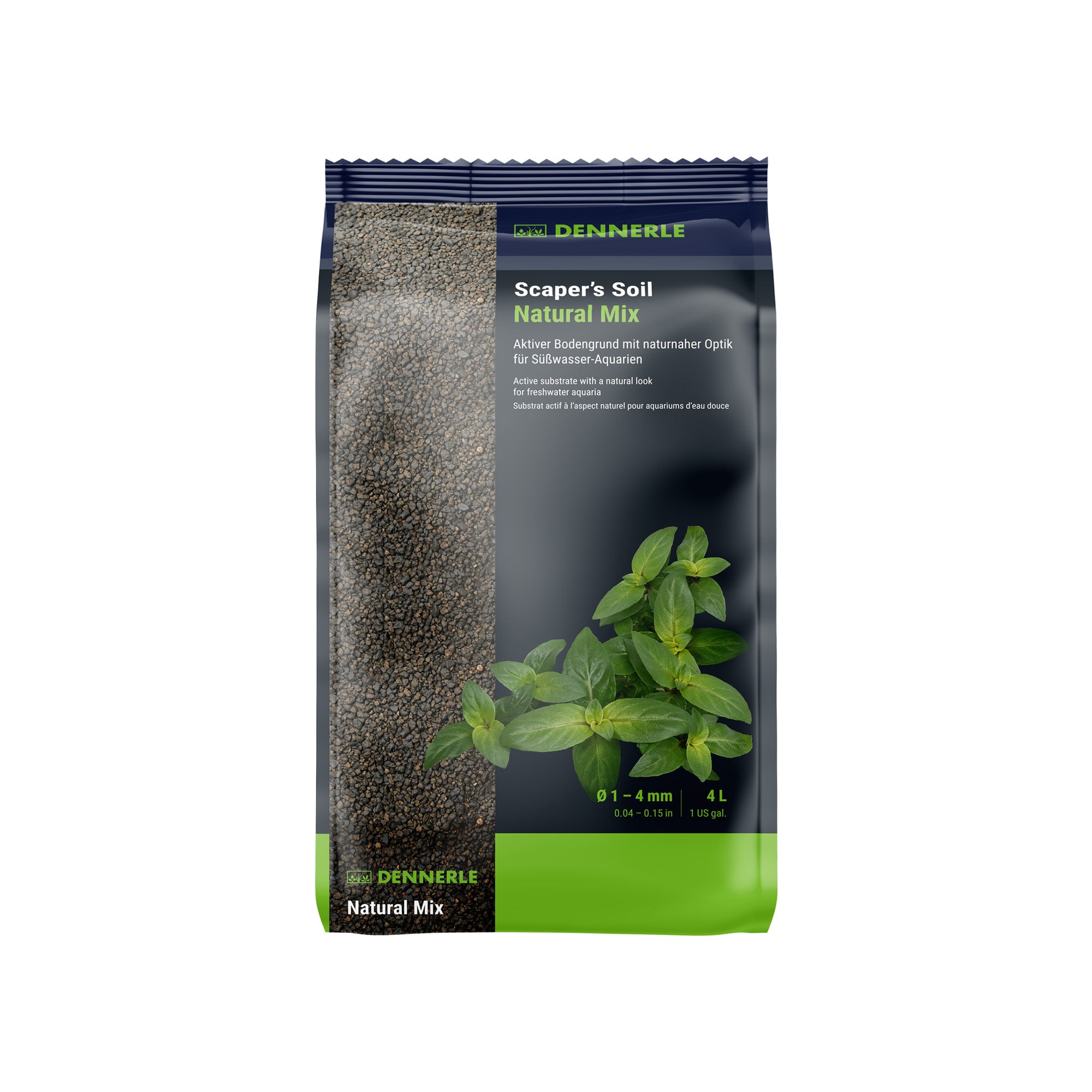 Dennerle Scaper's Soil Natural Mix, 4 Liter#de:grosse_4-liter,en:size_4-liters,fr:taille_4-litres