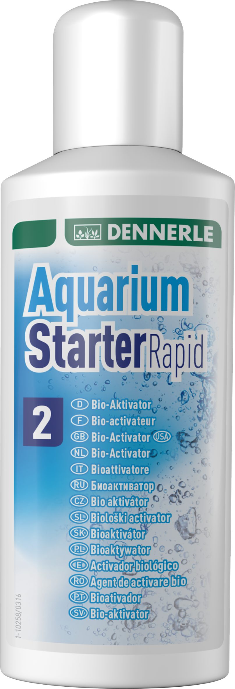 Aquarium Starter Rapid, 200 ml - Dennerle (EN)