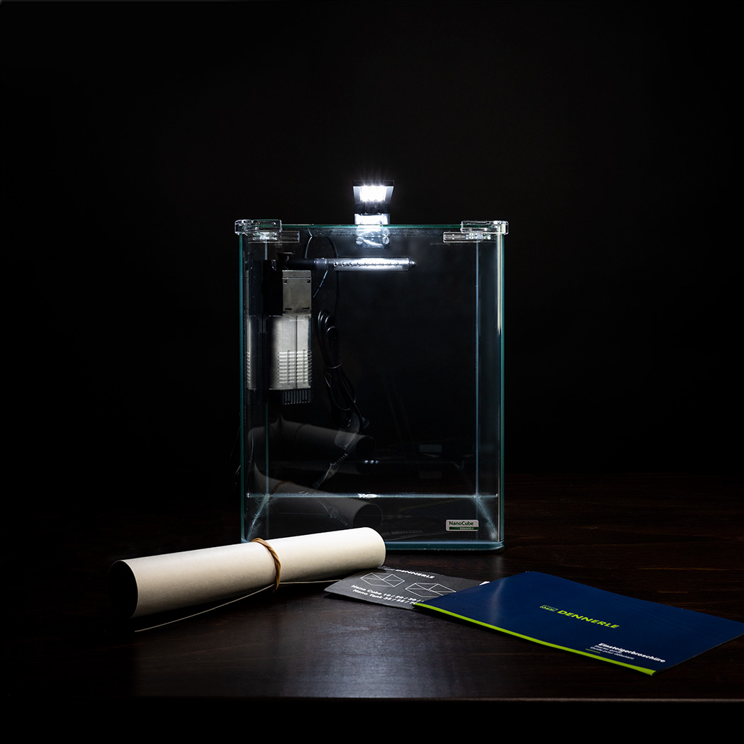 Dennerle Nano cube complete + style LED M acquario da 30 litri