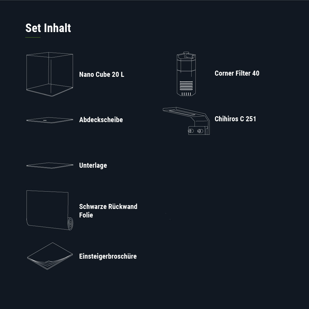 Dennerle Nano Cube Basic#grosse_20-liter