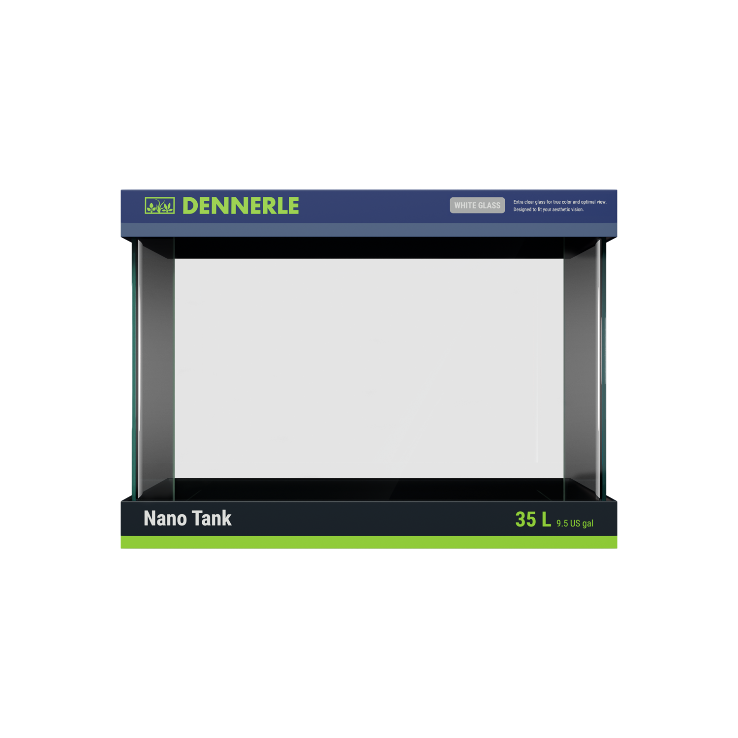 Dennerle Nano Tank White Glass