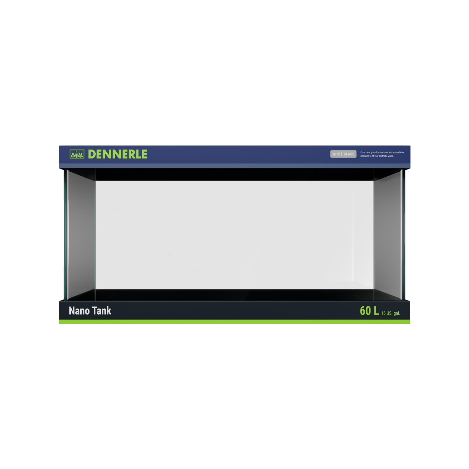 Dennerle Nano Tank White Glass