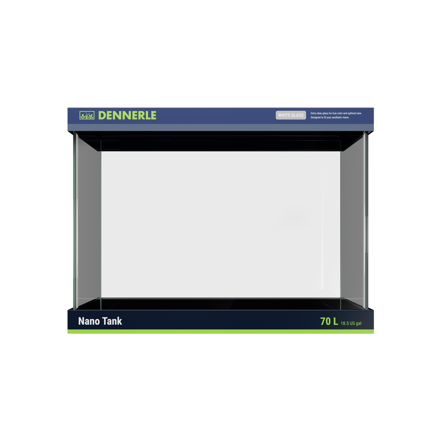 Dennerle Nano Tank White Glass