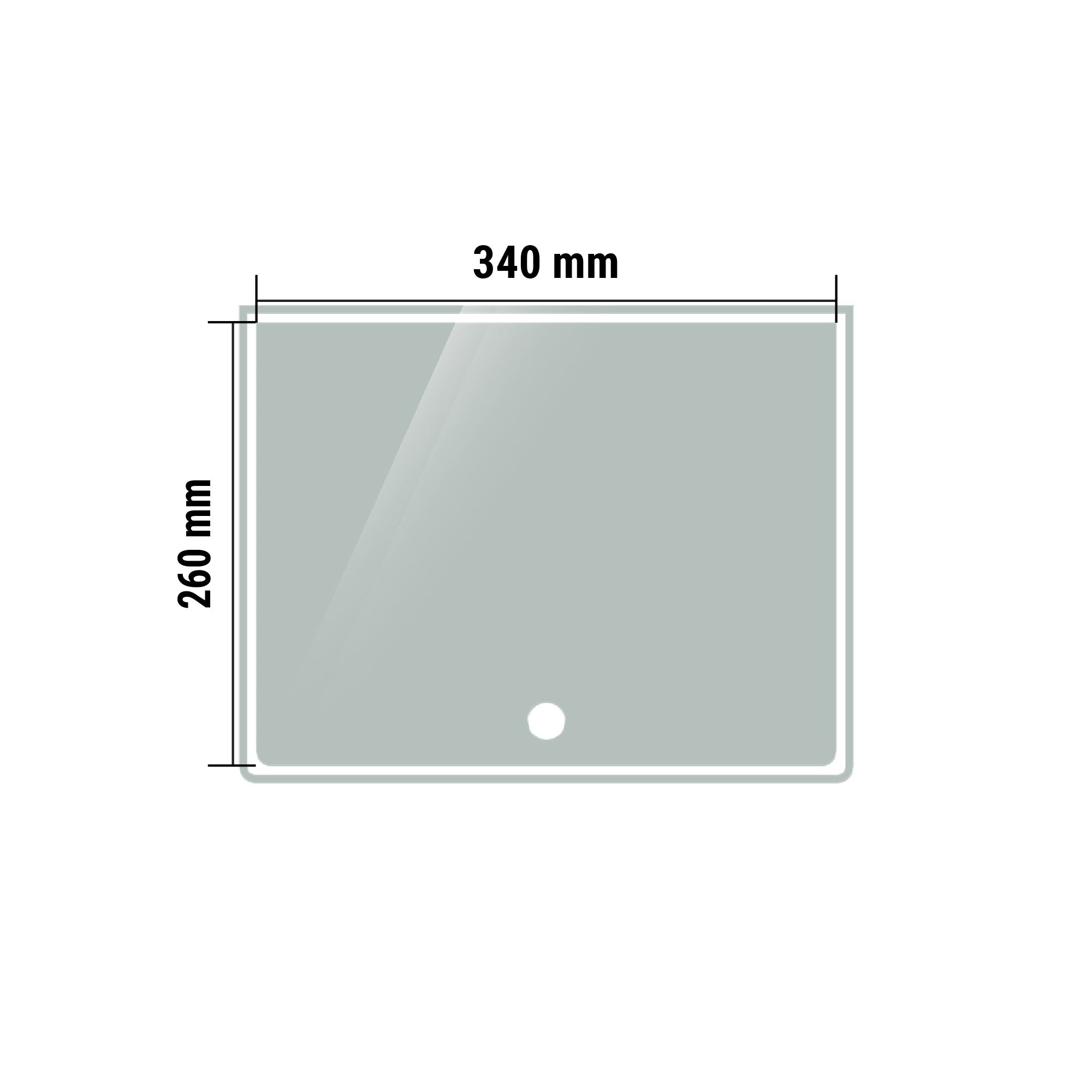 Abdeckscheibe Nano Tank