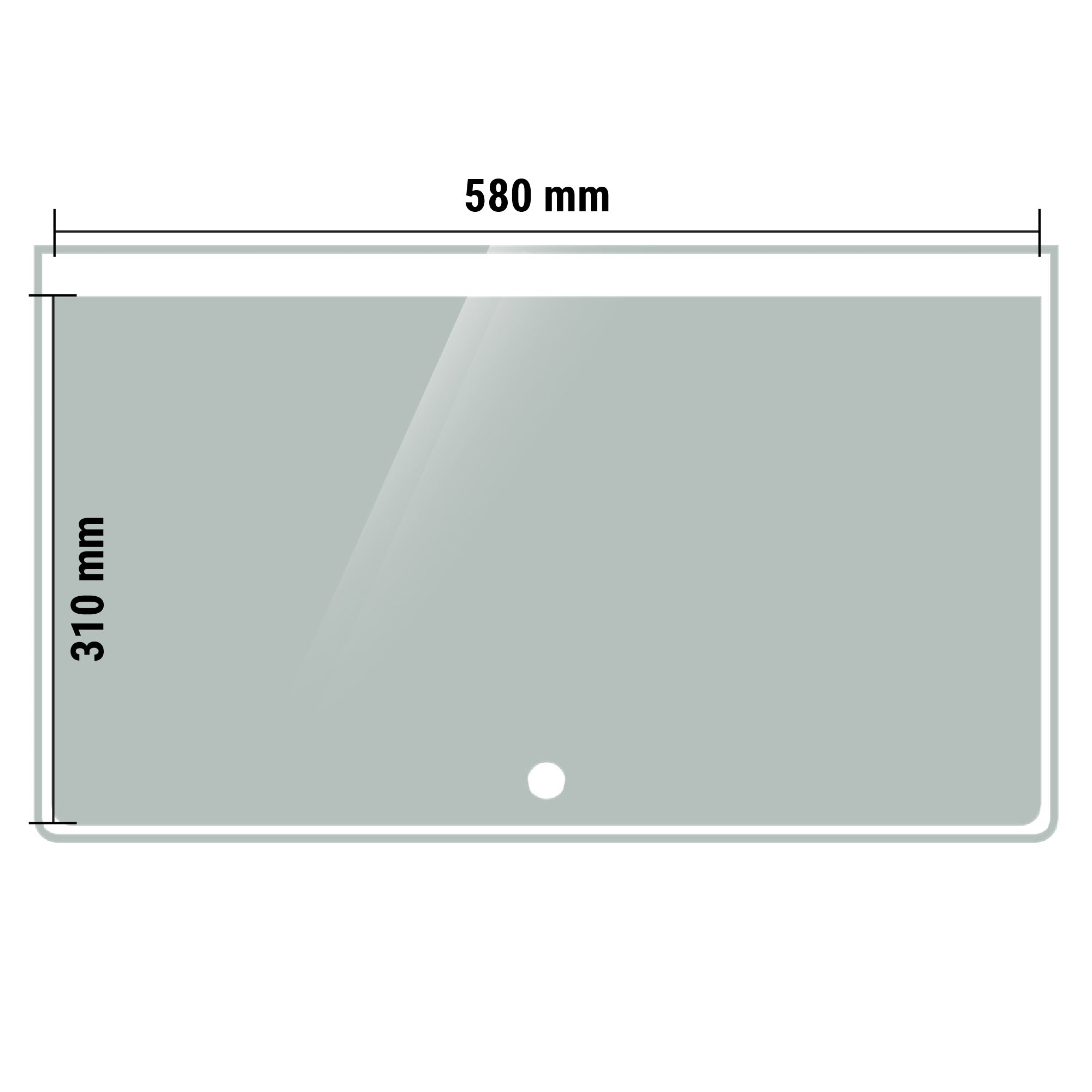 Abdeckscheibe kurz Nano Tank