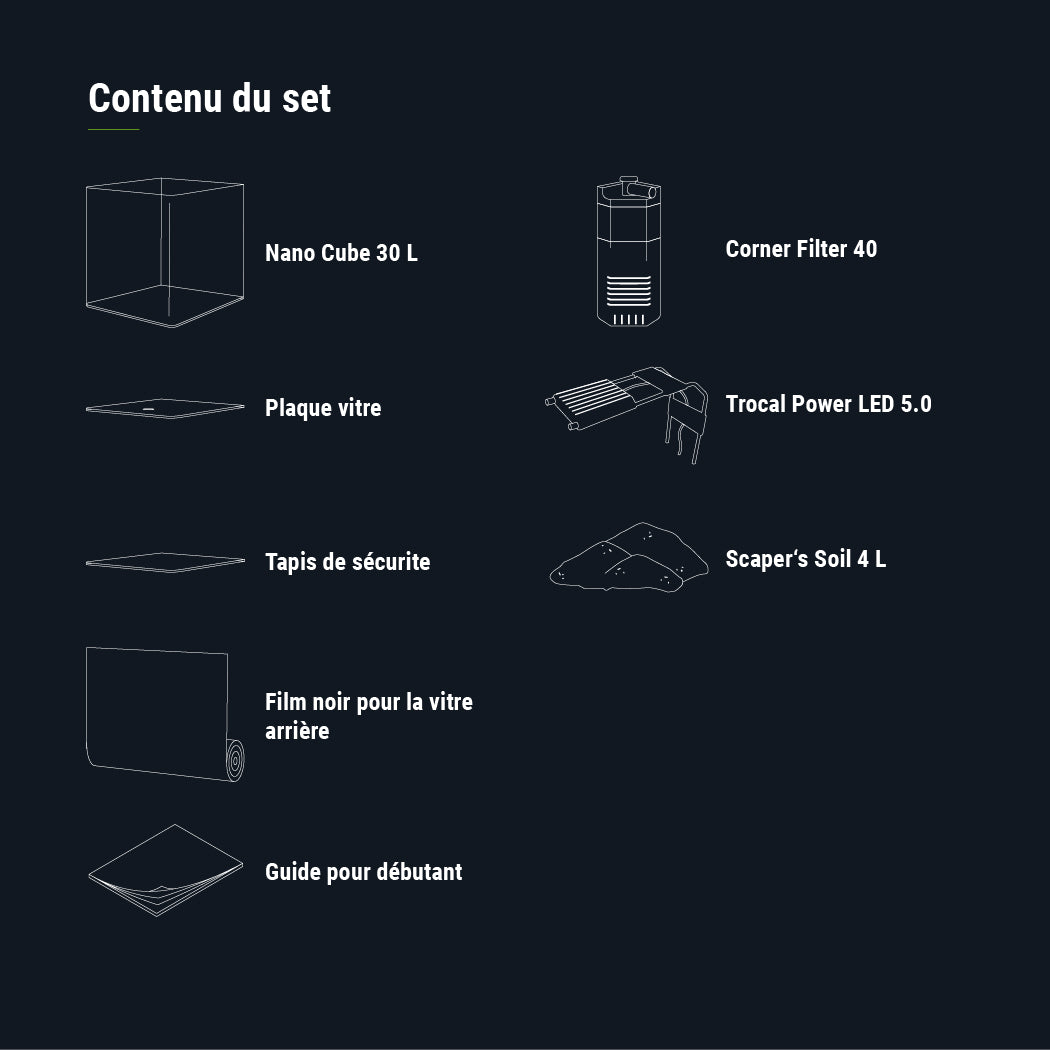 Dennerle Nano Cube Complete Soil#fr:taille_30-litres