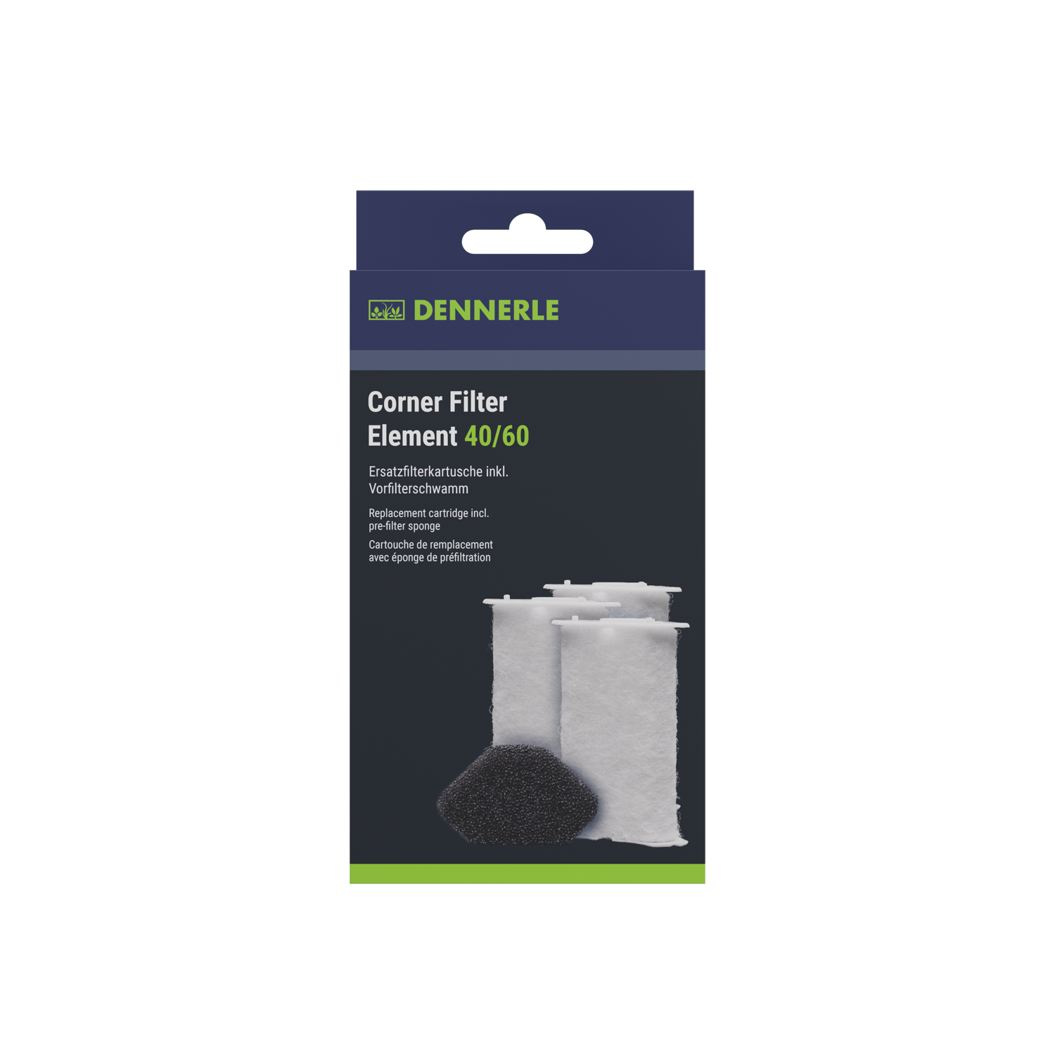 Dennerle Corner Filter Element 40/60